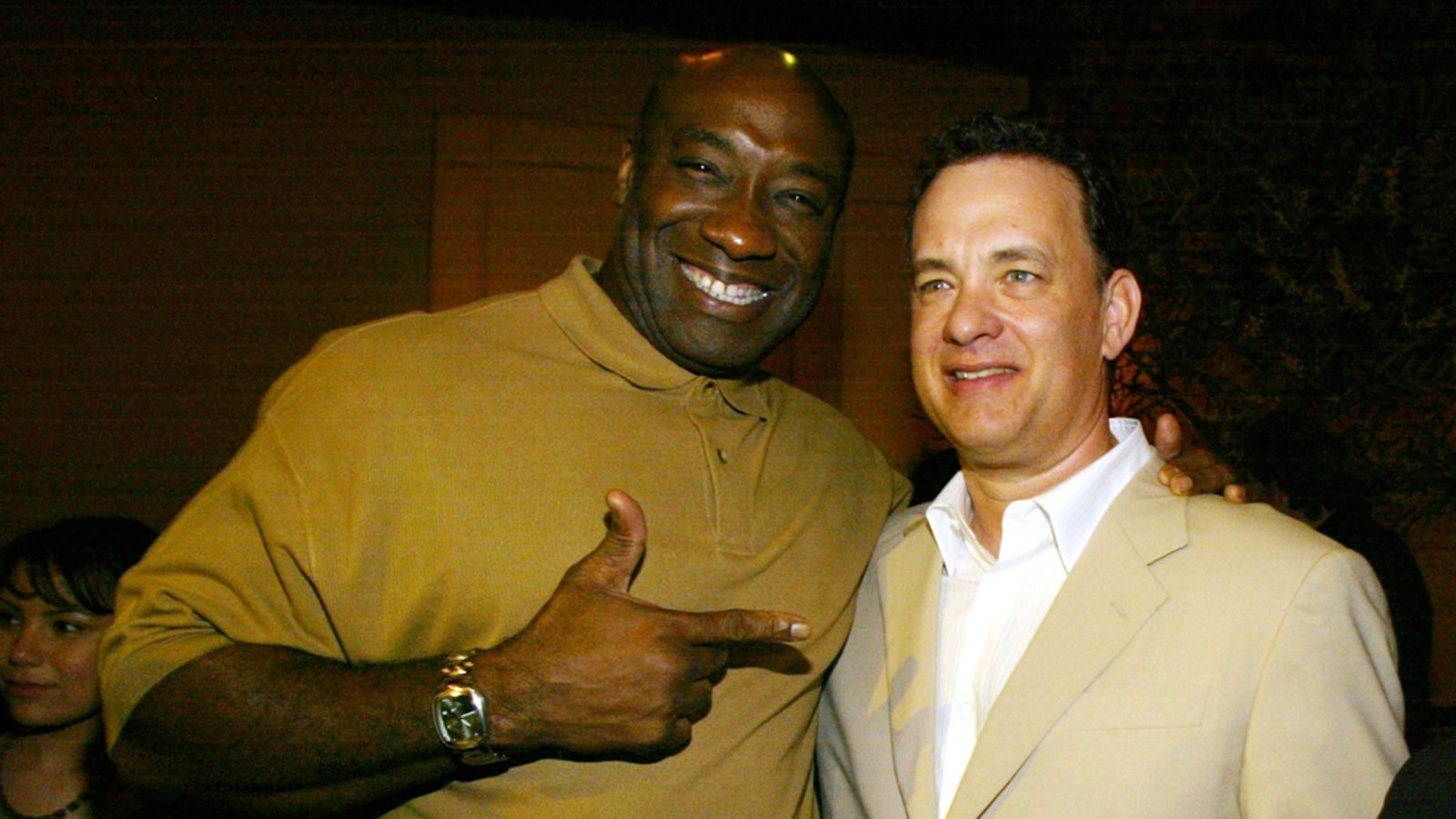 Michael Clarke Duncan ja Tom Hanks vuonna 2004.