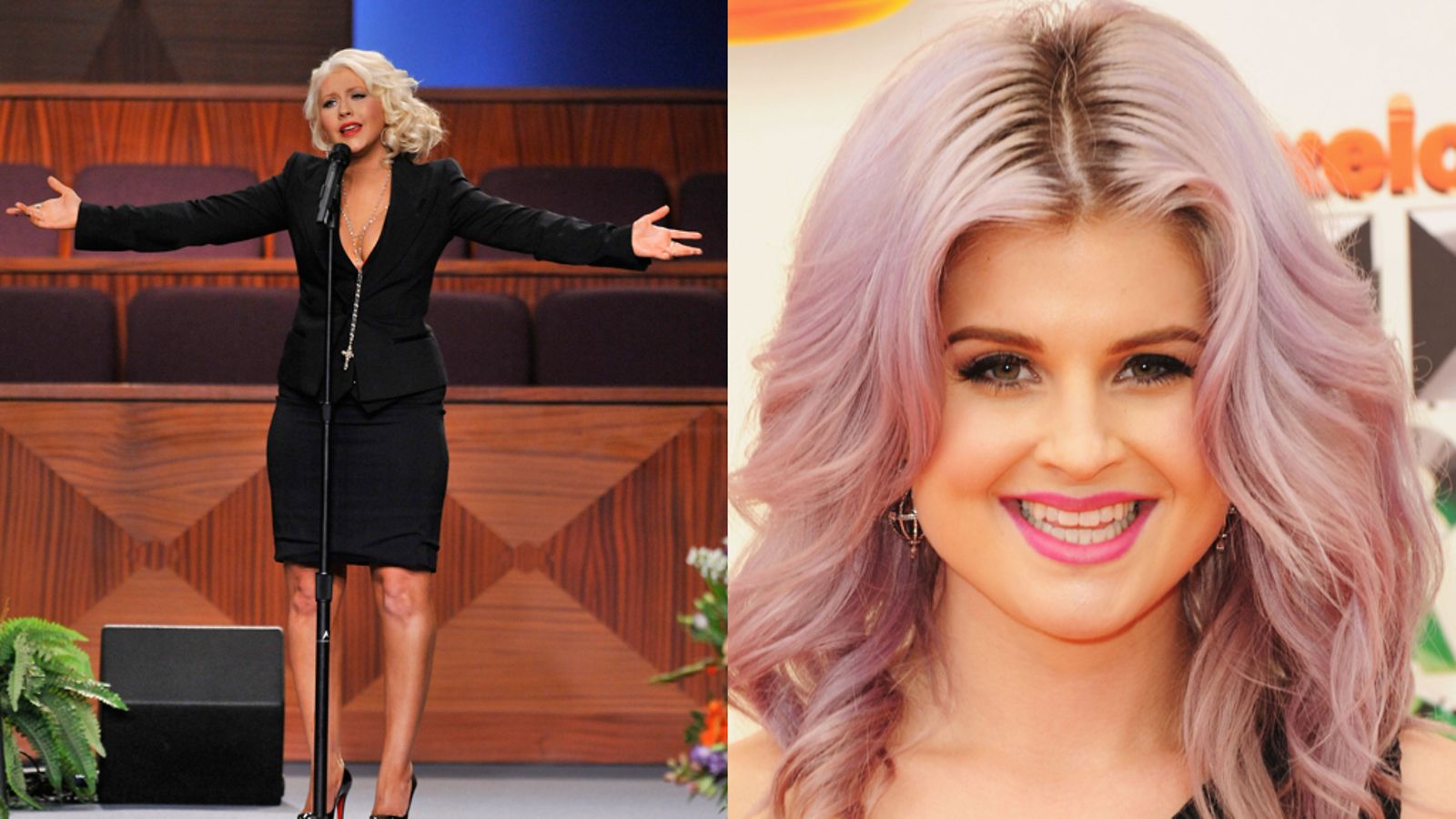 Christina Aguilera ja Kelly Osbourne