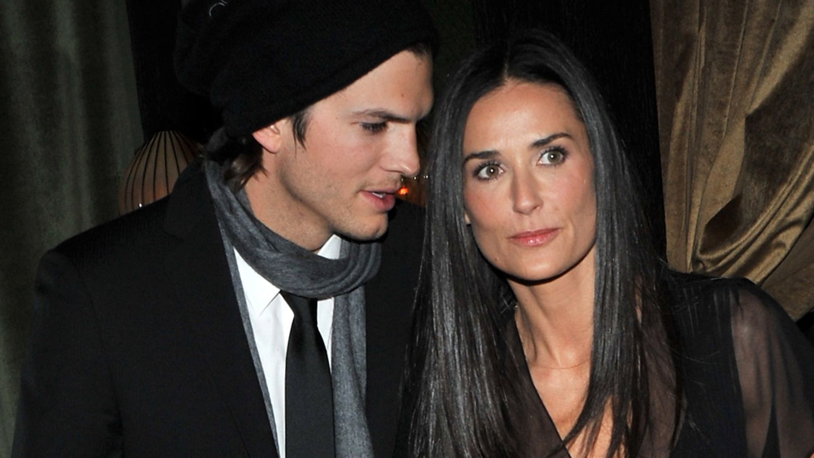 Ashton Kutcher ja Demi Moore.