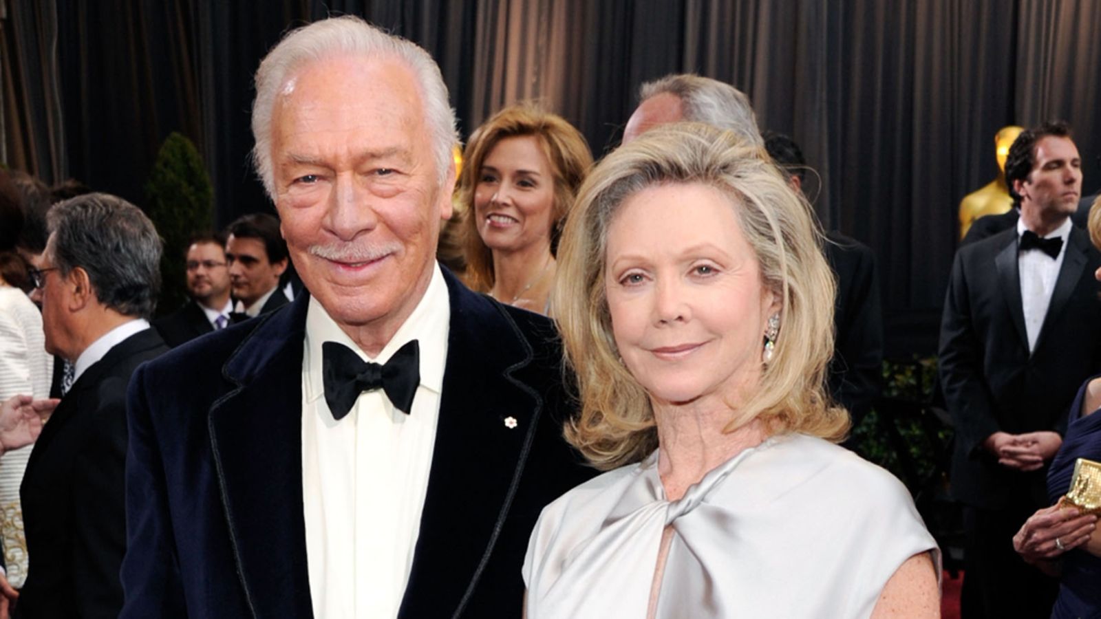 Christopher Plummer kiitetli puheessaan vaimoaan.