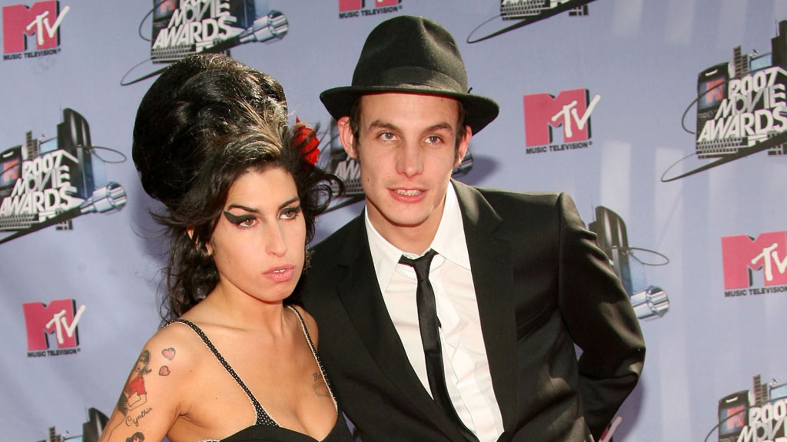 Amy Winehouse ja Blake Fielder-Civic vuonna 2007.