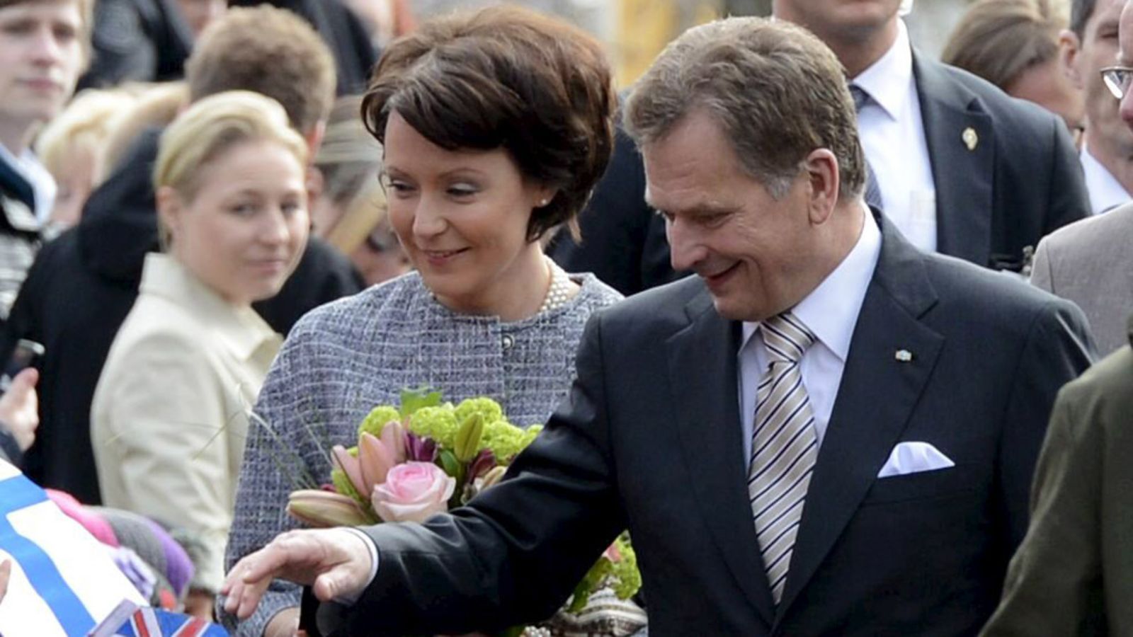 Sauli Niinistö ja Jenni Haukio