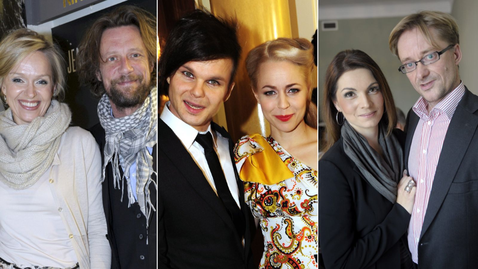 Anu Sinisalo ja Antti Rein, Lauri Ylönen ja Paula Vesala, Maria ja Mikael Jungner