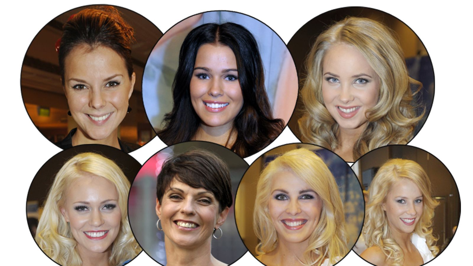 Satu Tuomisto, Sara Sieppi, Sabina Särkkä, Krista Haapalainen, Anna-Liisa Tilus, Laura Ahola ja Taru Sokka ovat viihtyneet MM-huumassa.