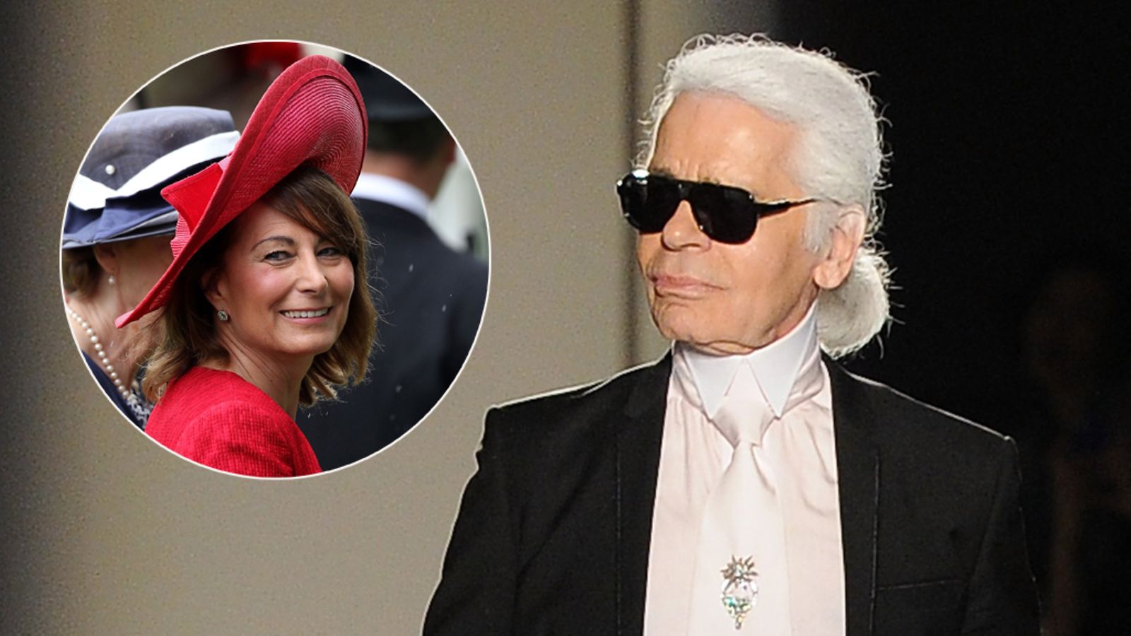 Karl Lagerfeld hehkuttaa Caroline Middletonia.