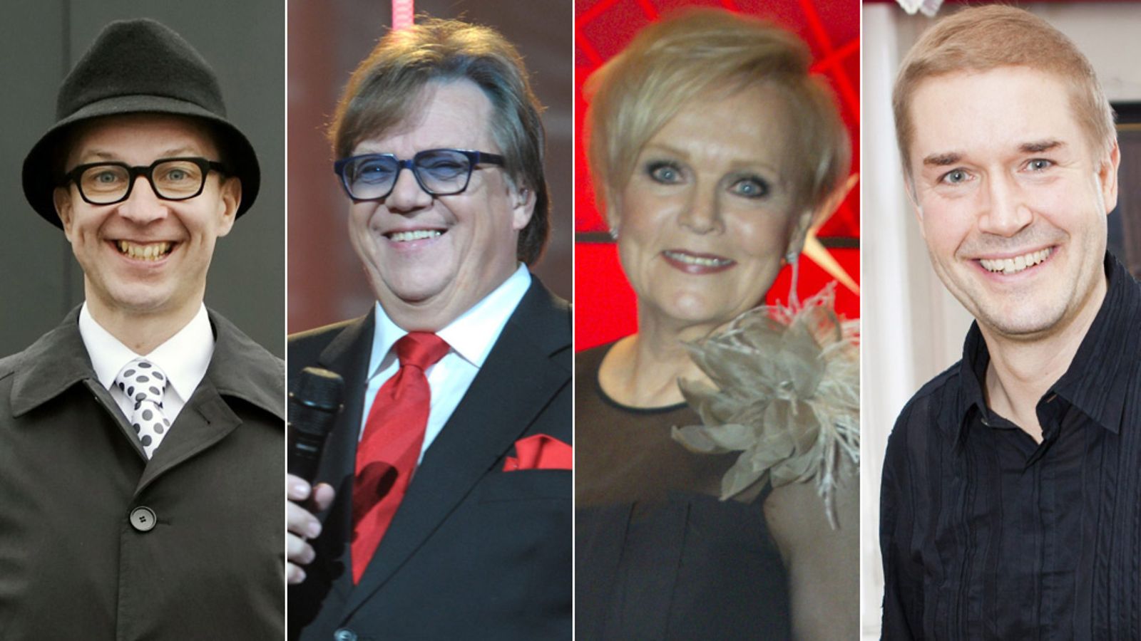 Simo Frangen, Mikko Alatalo, Katri Helena ja Marco Bjurström