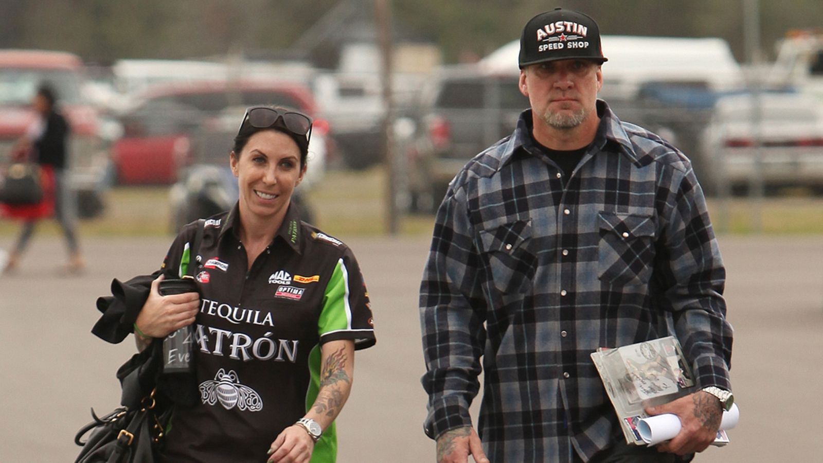 Jesse James ja Alexis DeJoria reilu viikko sitten.