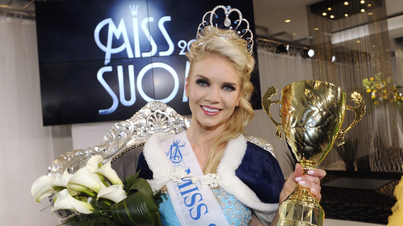 Lotta Hintsa on Miss Suomi 2013.