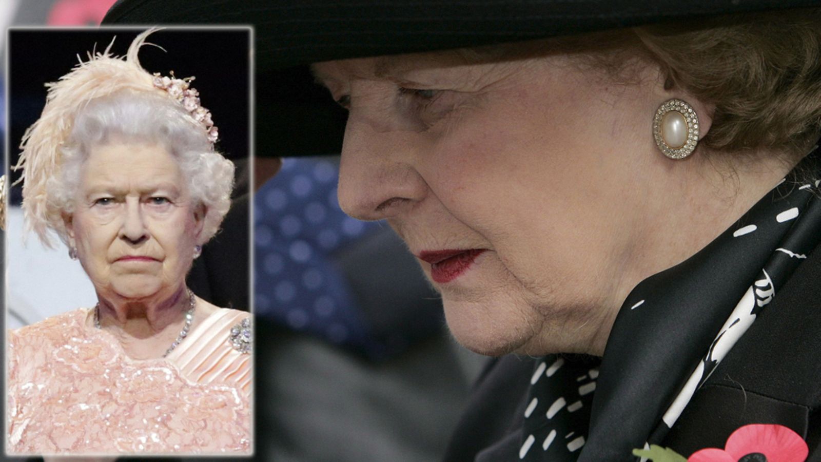Kuningatar Elisabet saapuu Margaret Thatcherin hautajaisiin.