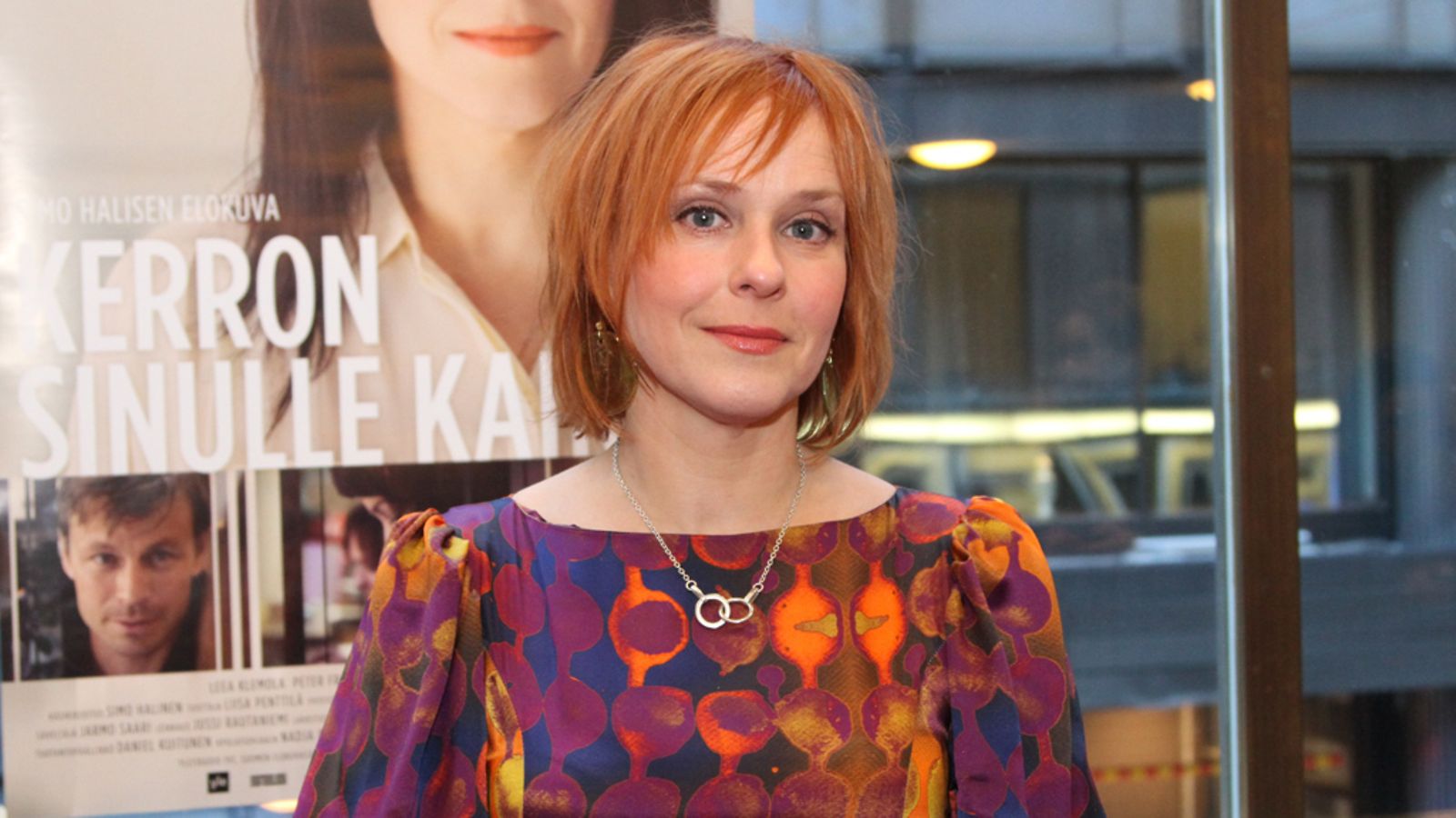 Leea Klemola Kerron sinulle kaiken -elokuvan kutsuvierasnäytöksessä.