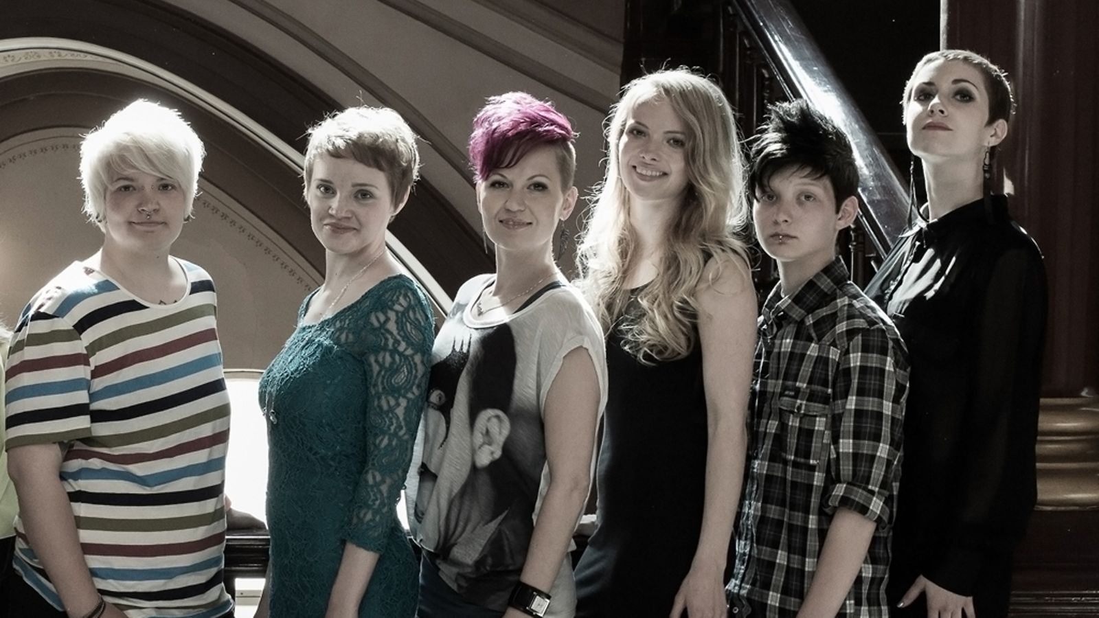 Miss Gay Finland -finalisteja.