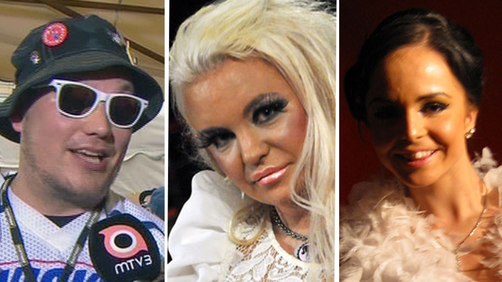 He ovat googlatuimmat suomalaiset julkkikset 2011: Petri Nygård, Johanna Tukiainen ja Saana Parviainen.