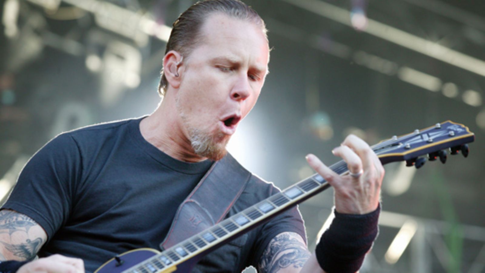 Metallicaq-yhtyeen James Hetfield (kuva: Lehtikuva)