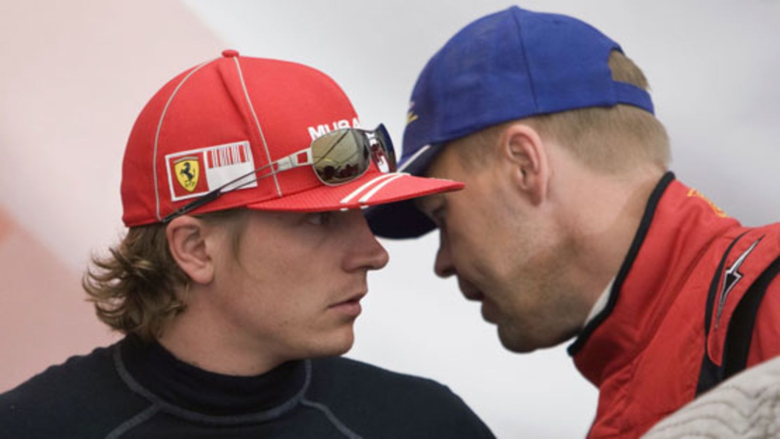 Kimi Räikkönen ja Kaj Lindström. (Kuva: Kari Kuukka/MTV3)