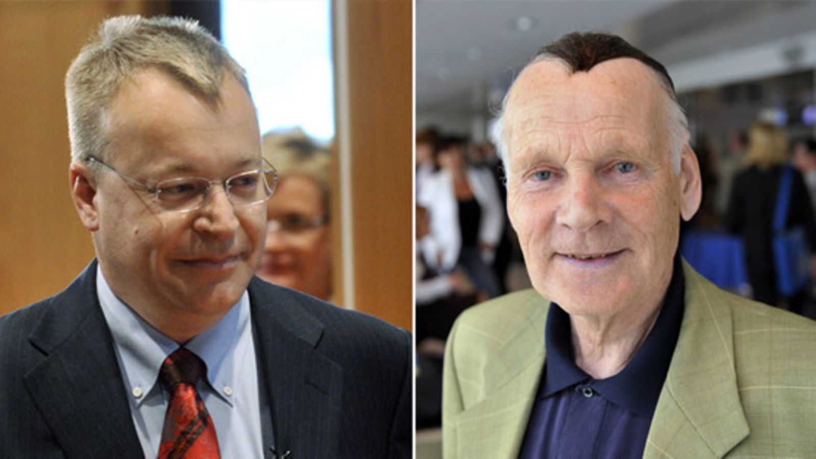 Stephen Elop ja Immko Kuutsa (Lehtikuva)