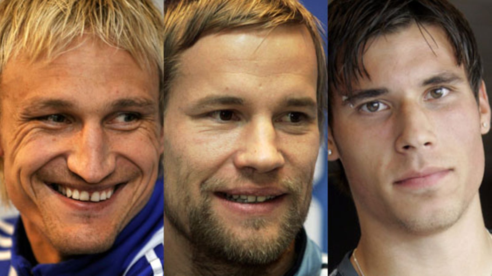 Sami Hyypiä, Jussi Jääskeläinen ja Niki Mäenpää (Kuva: Lehtikuva)