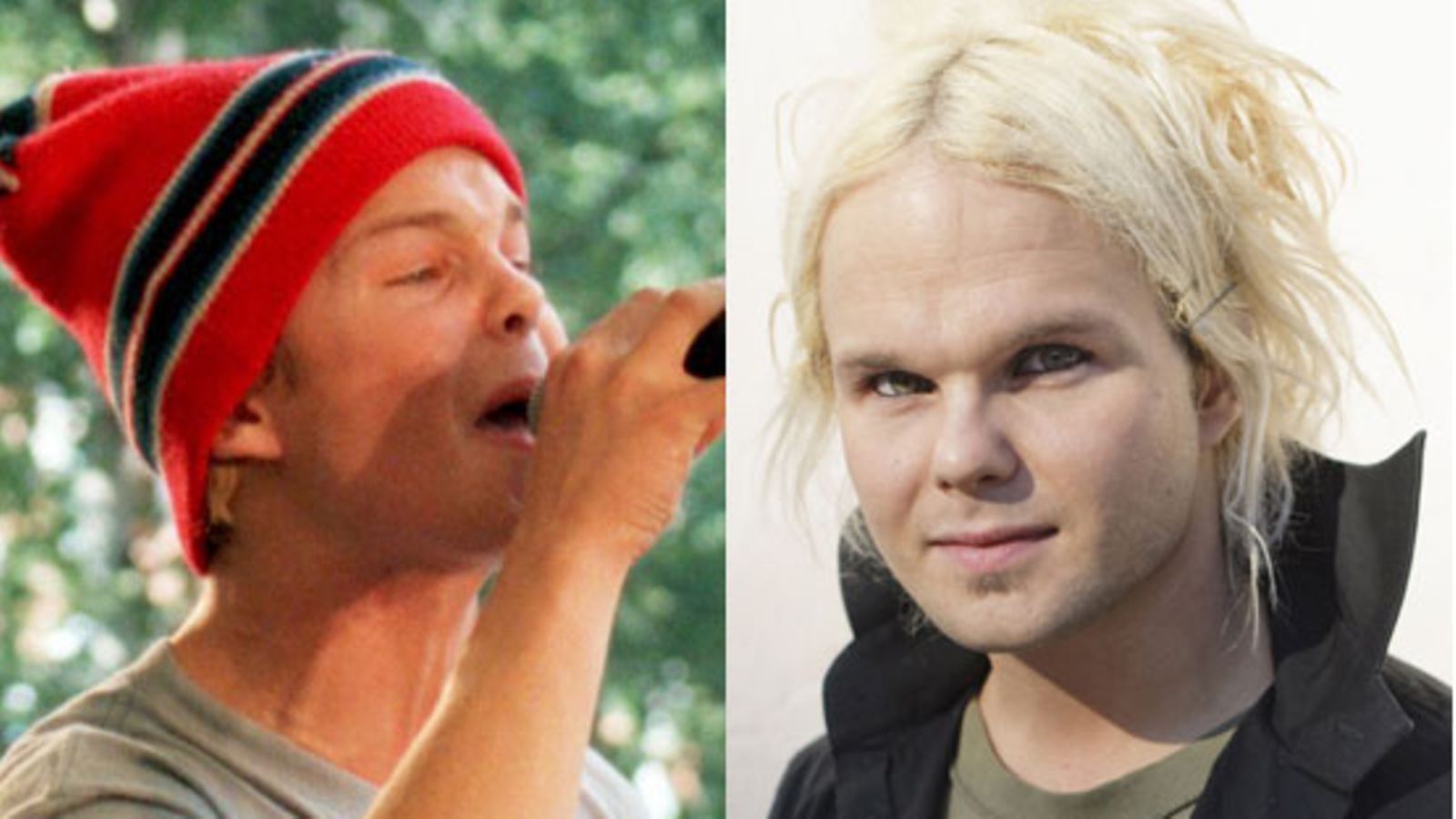 Lauri Ylönen vuonna 1996 ja 2008 (Kuva: Lehtikuva)