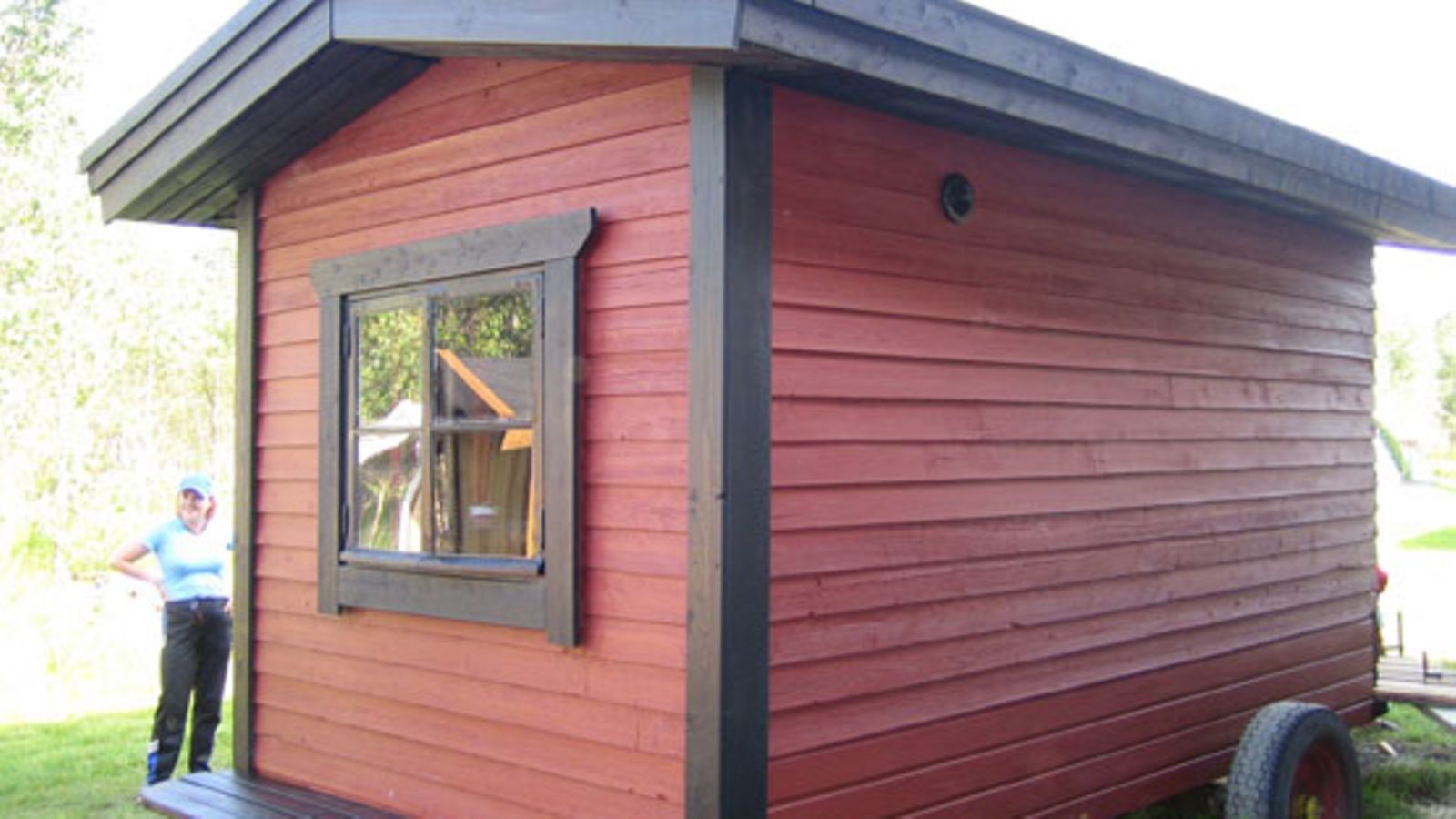 Sauna-ajoihin voi osallistua siirrettävällä saunalla.