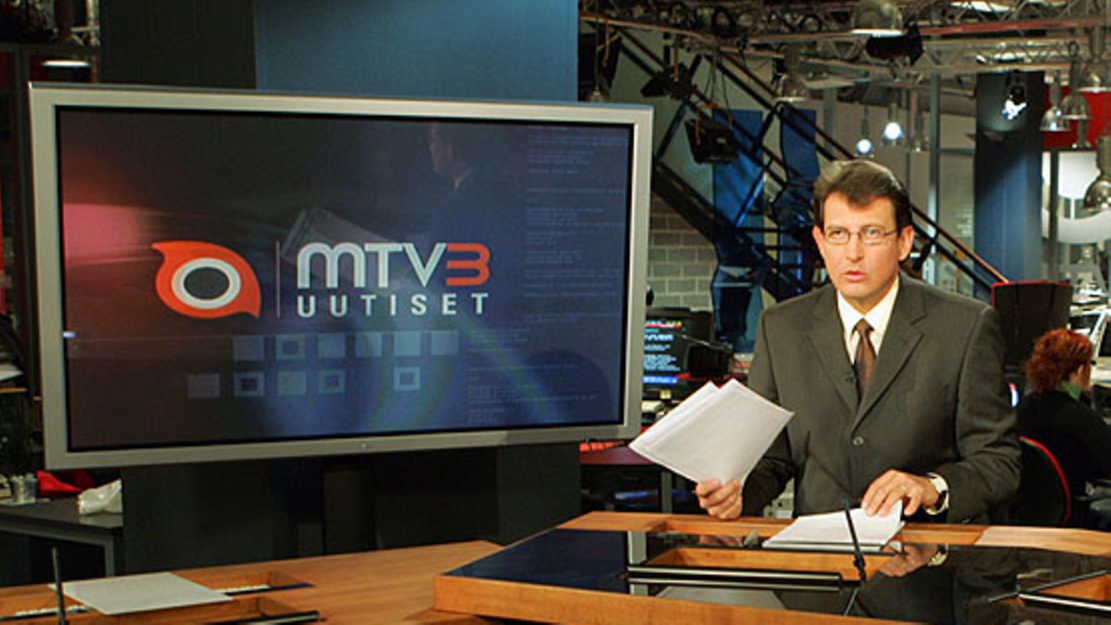 MTV3:n uutispäätoimittaja Heikki Piuhola. (Kuva: Matti Björkman/Lehtikuva)