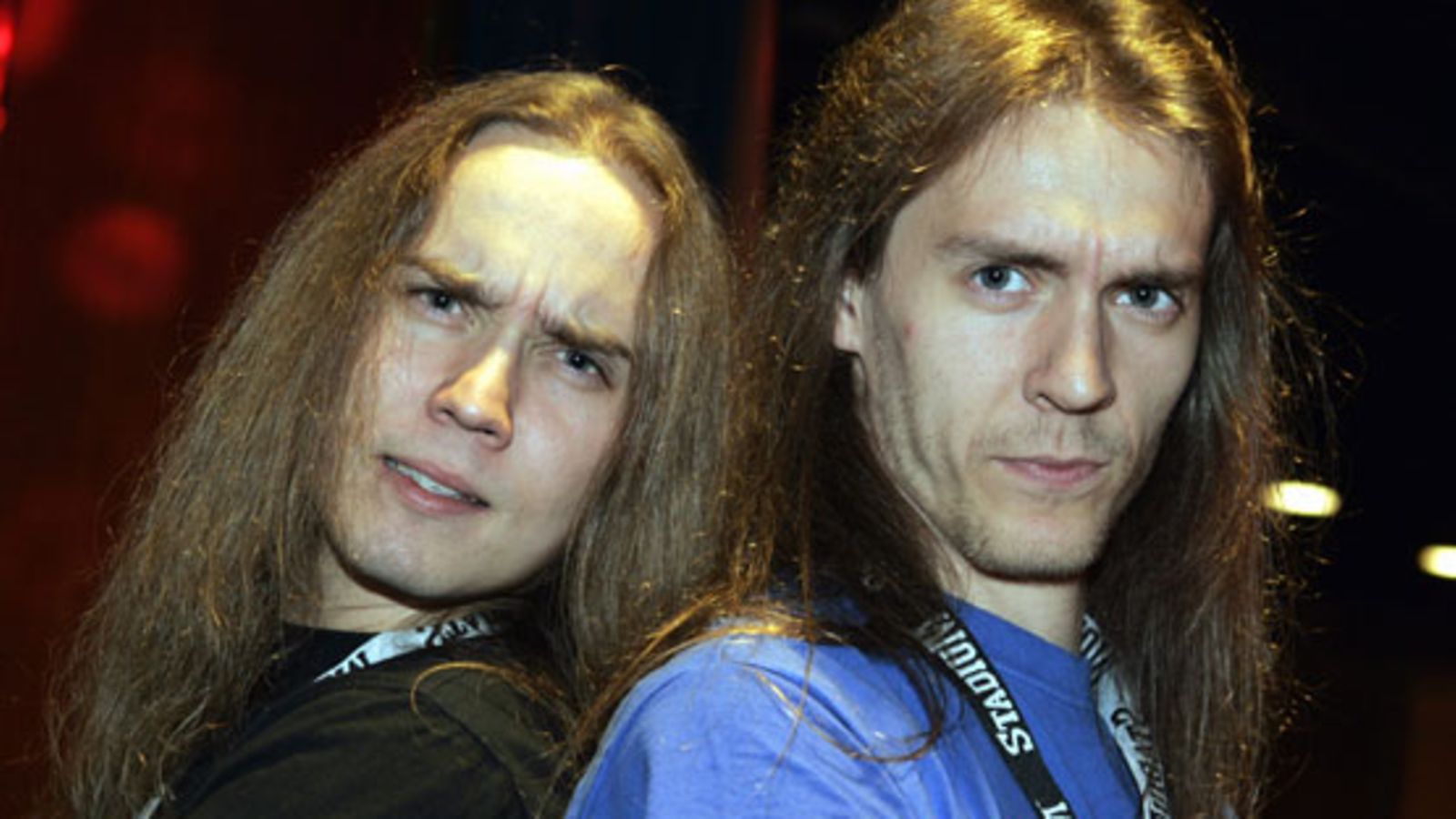 Teräsbetonin laulaja Jarkko Ahola ja kitaristi Arto Järvinen. (Kuva: Sari Gustafsson/Lehtikuva)
