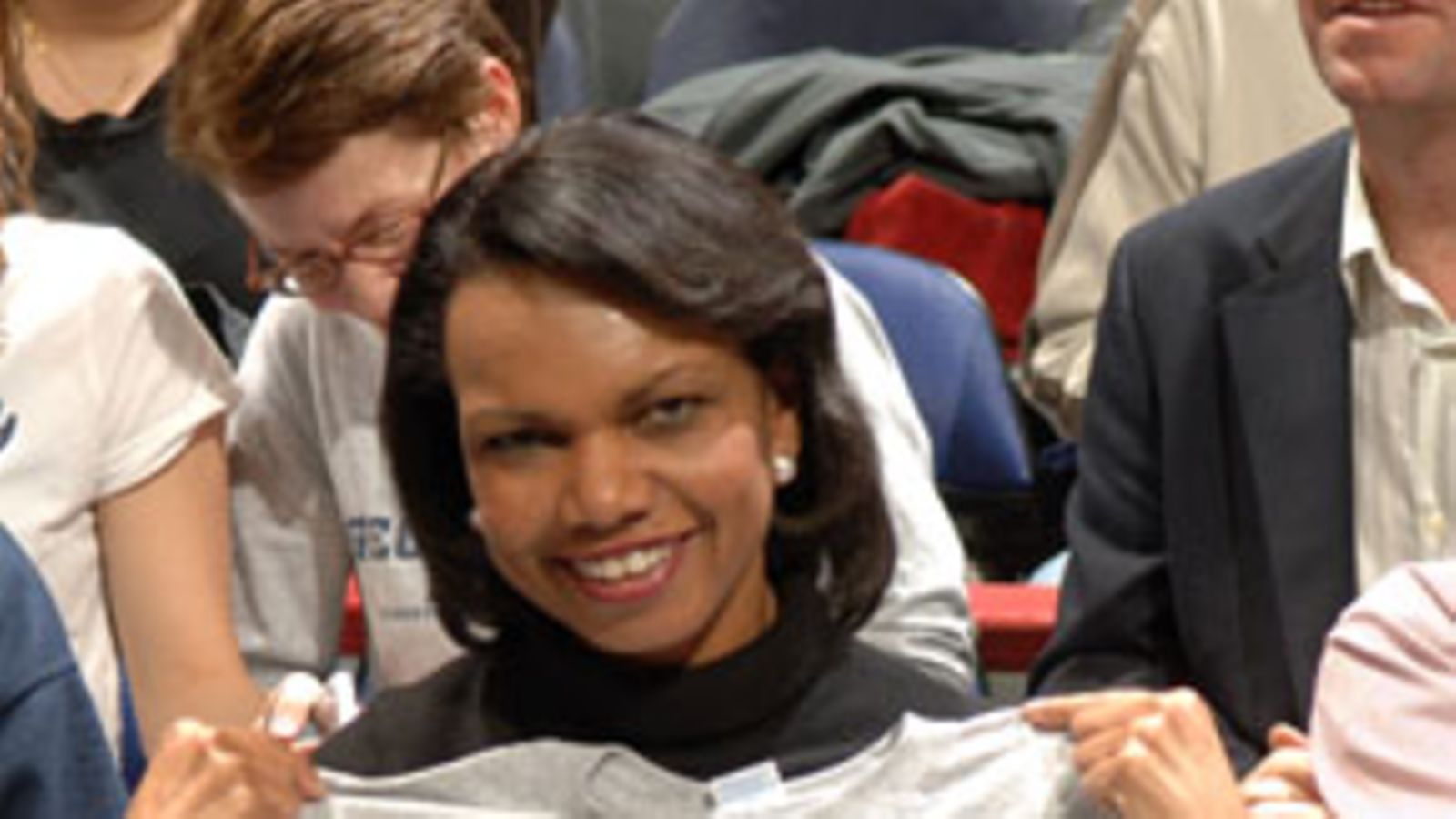 Condoleezza Rice fanittaa Kissiä. (Kuva: Mitchell Layton /Getty Images)