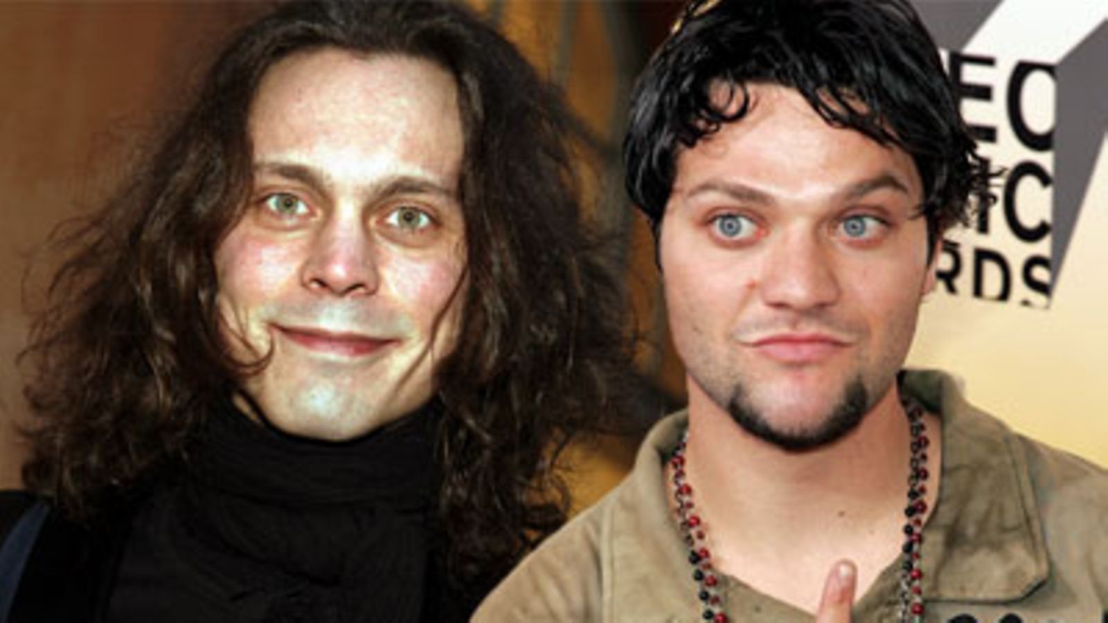 Ville Valo ja Bam Margera.