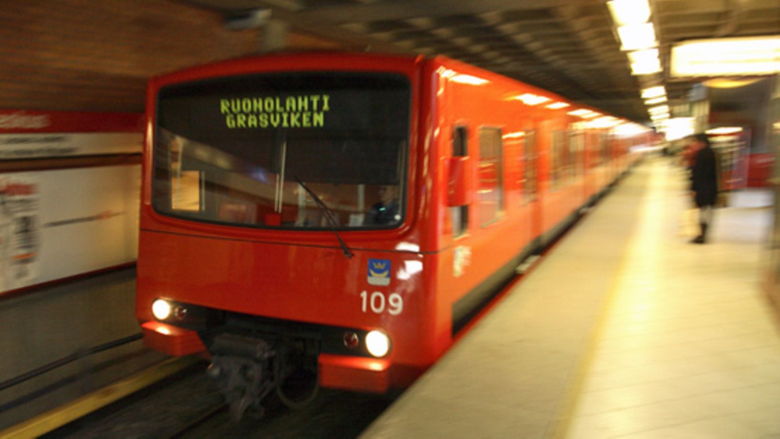 Metro Helsingissä (Lehtikuva)