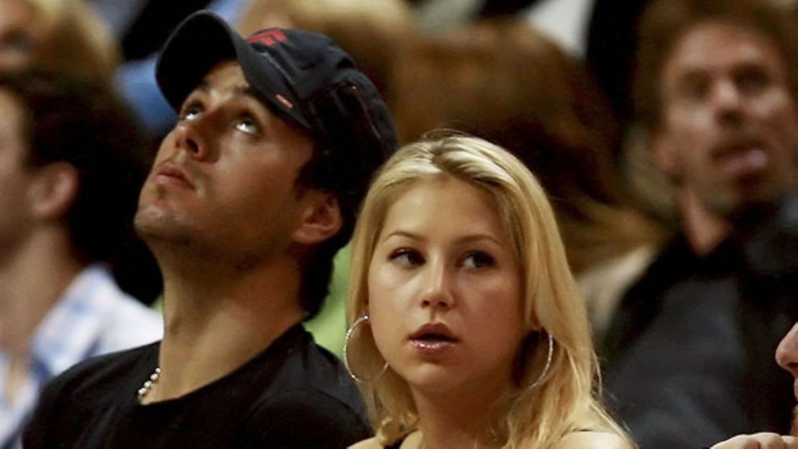 Enrique Iglesias ja Anna Kournikova (Kuva: Doug Benc/Getty Images Sport)