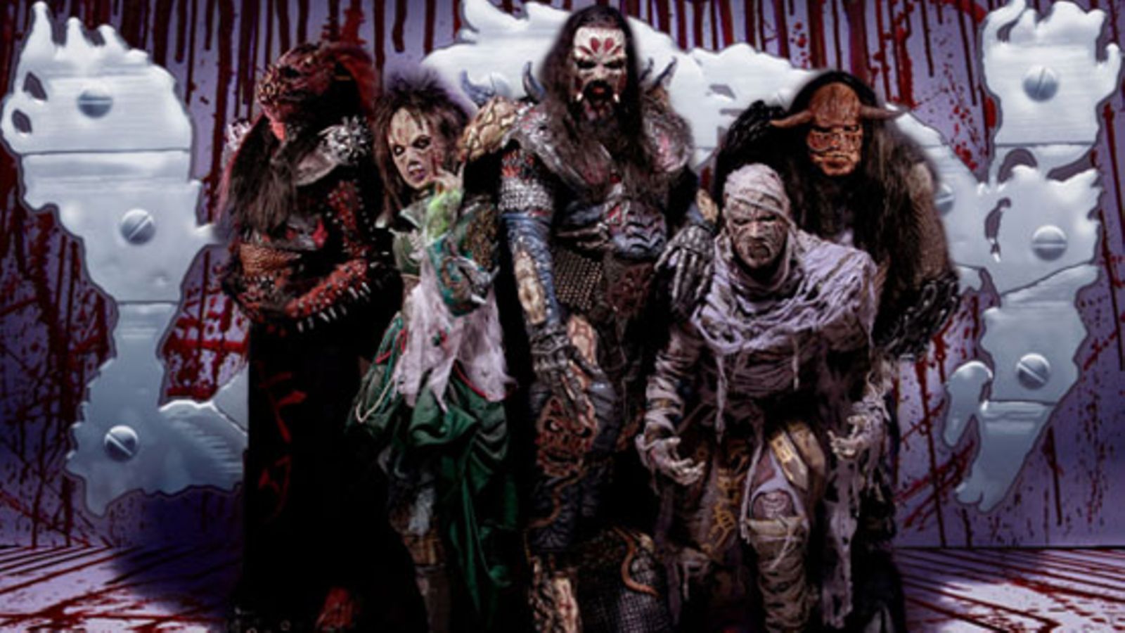 Lordi-yhtye uudisti hirviöasujaan. (Kuva: Sony Music)