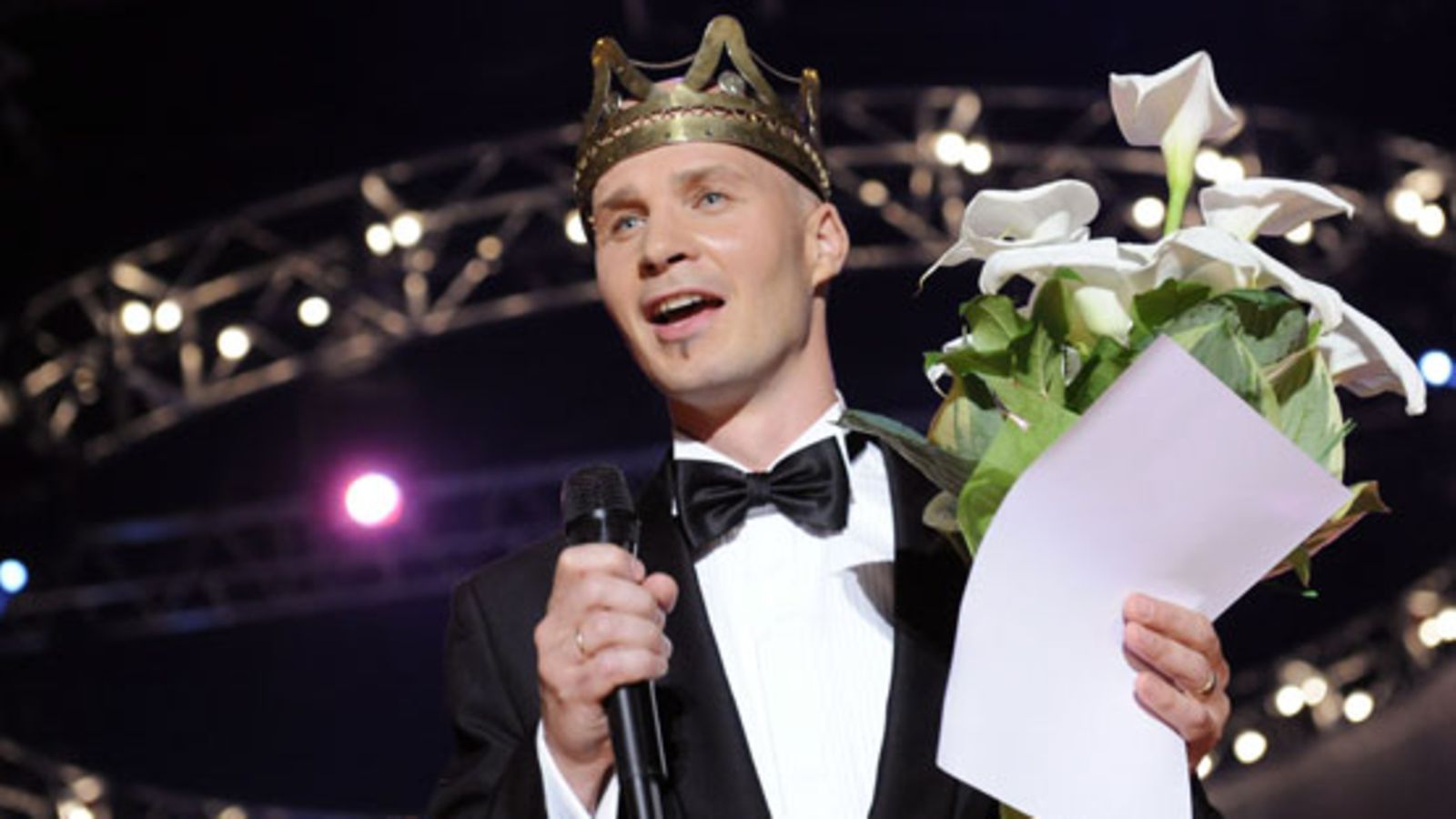 Marko Maunuksela on vuoden 2010 tangokuningas. (Kuva: Mikko Stig/Lehtikuva)