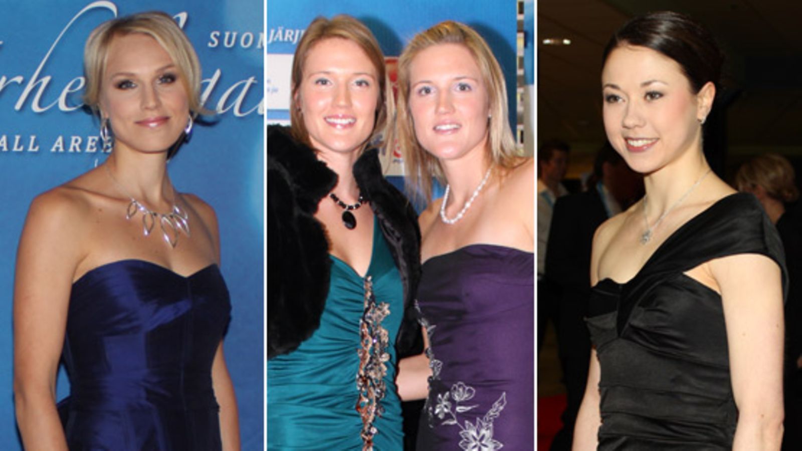 Minna Kauppi, Emilia ja Erika Nyström, Laura Lepistö