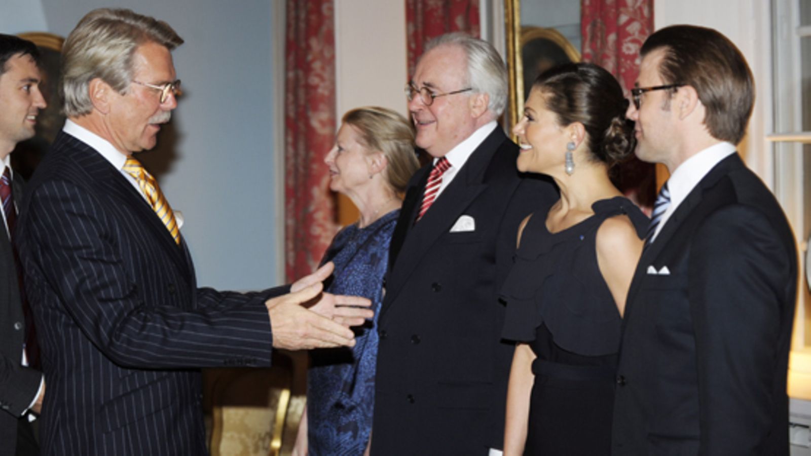 Björn Wahlroos, Johan Molander, prinsessa Victoria, prinssi Daniel