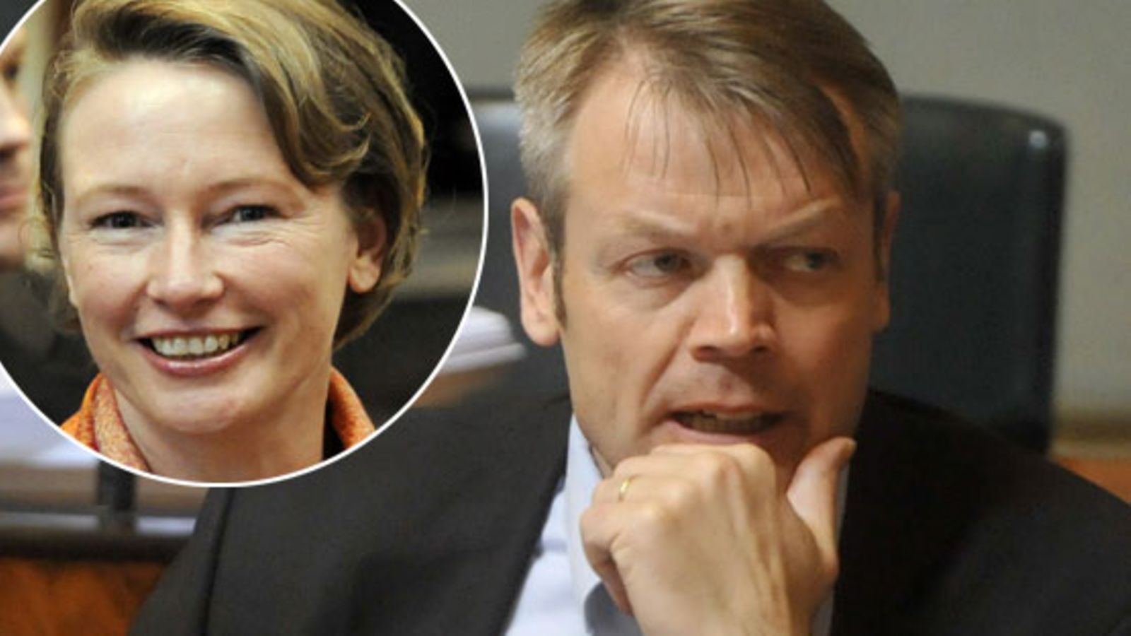 Timo Kauniston ja Kirsi Ojansuun välille syntyi työpaikkaromanssi. (Kuva:Lehtikuva)