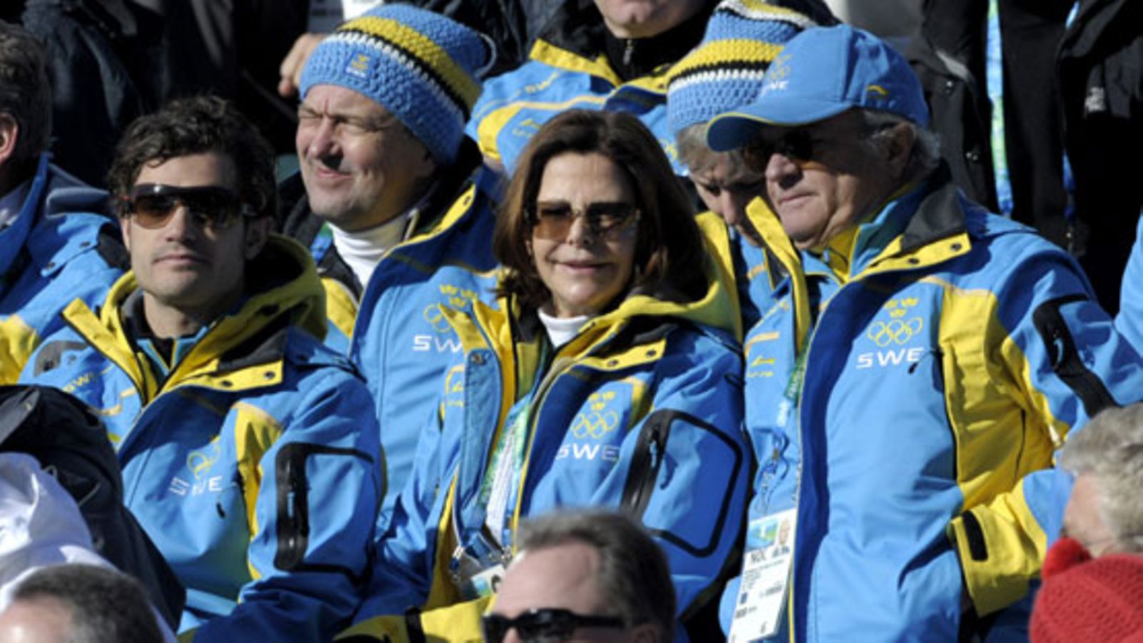 Carl Philip, Silvia ja Kaarle Kustaa Vancouverin olympialaisissa (Kuva: Lehtikuva)