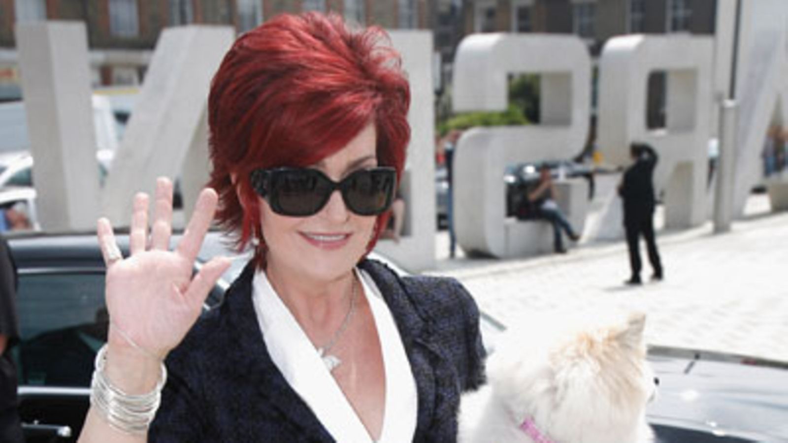 Sharon Osbourne mukana The X Factor -kykyjenetsintäkisassa. Kuva: Daniel Berehulak/Getty Images