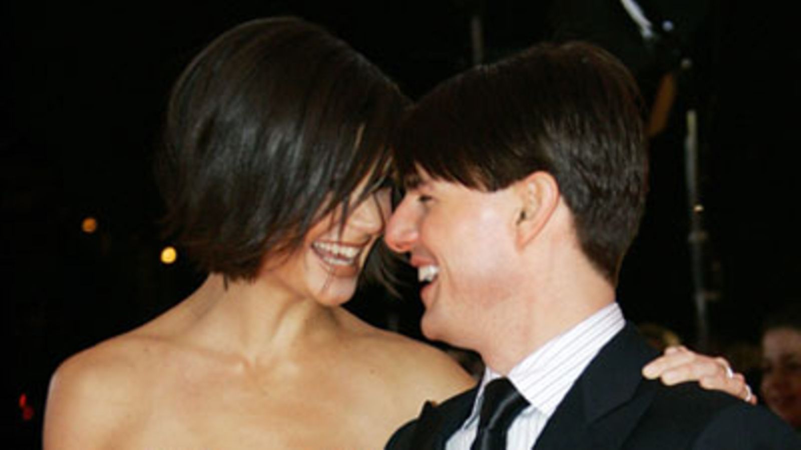 Katie Holmes ja Tom Cruise. (Kuva: Carsten Koall/Getty Images)