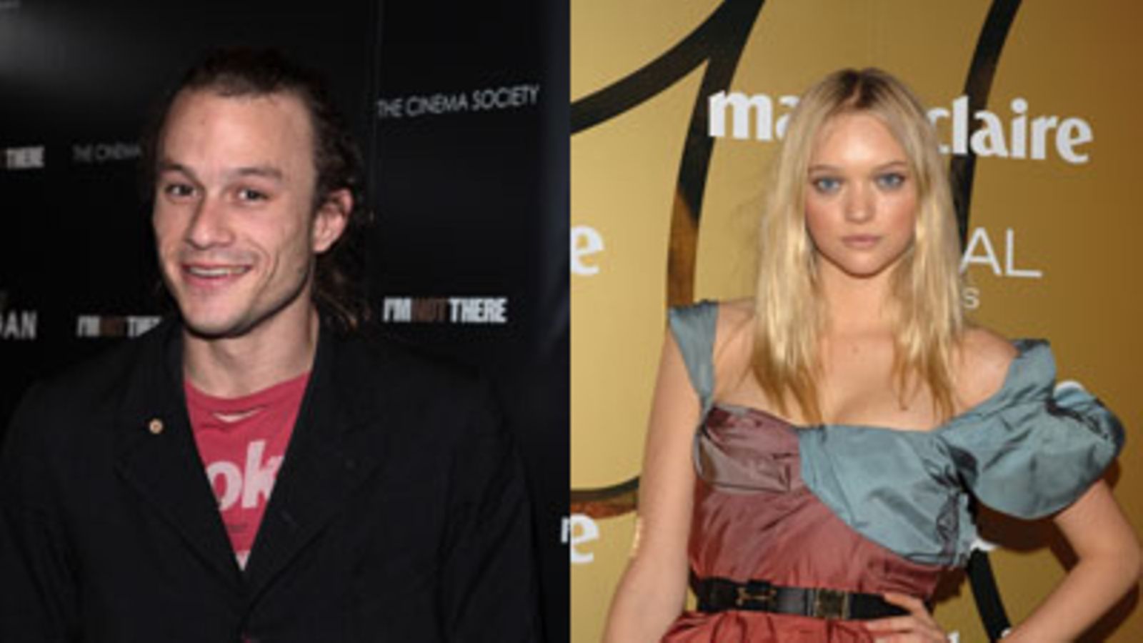 Heath Ledger iski Gemma Wardin? (Kuvat:  Stephen Lovekin/ Carlos Alvarez/Getty Images)
