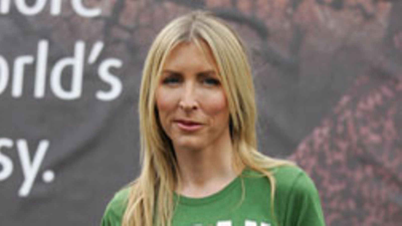 Heather Mills puhui Speakers' Cornerissa. (Kuva: Gareth Cattermole/Getty Images)