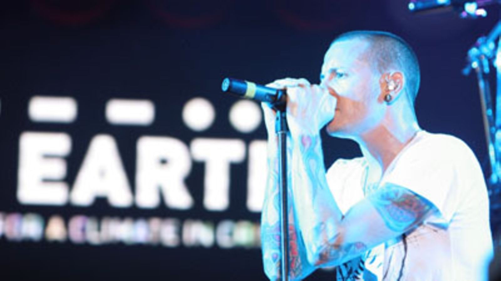 Linkin Park  esiintyi Tokion Live Earth- konsertissa (Kuva: Junko Kimura/Getty Images)