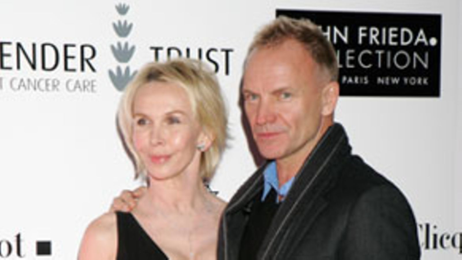 Trudie Styler ja Sting hyväntekeväisyysjuhlissa maaliskuussa(Kuva: Chris Jackson/Getty Images)