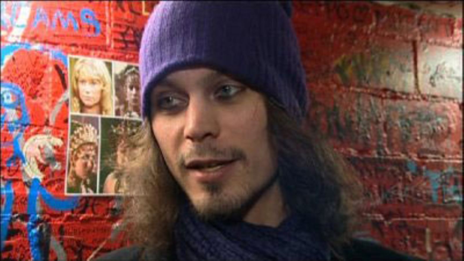 Ville Valo Tavastian-keikan jälkeen. Kuva: MTV3
