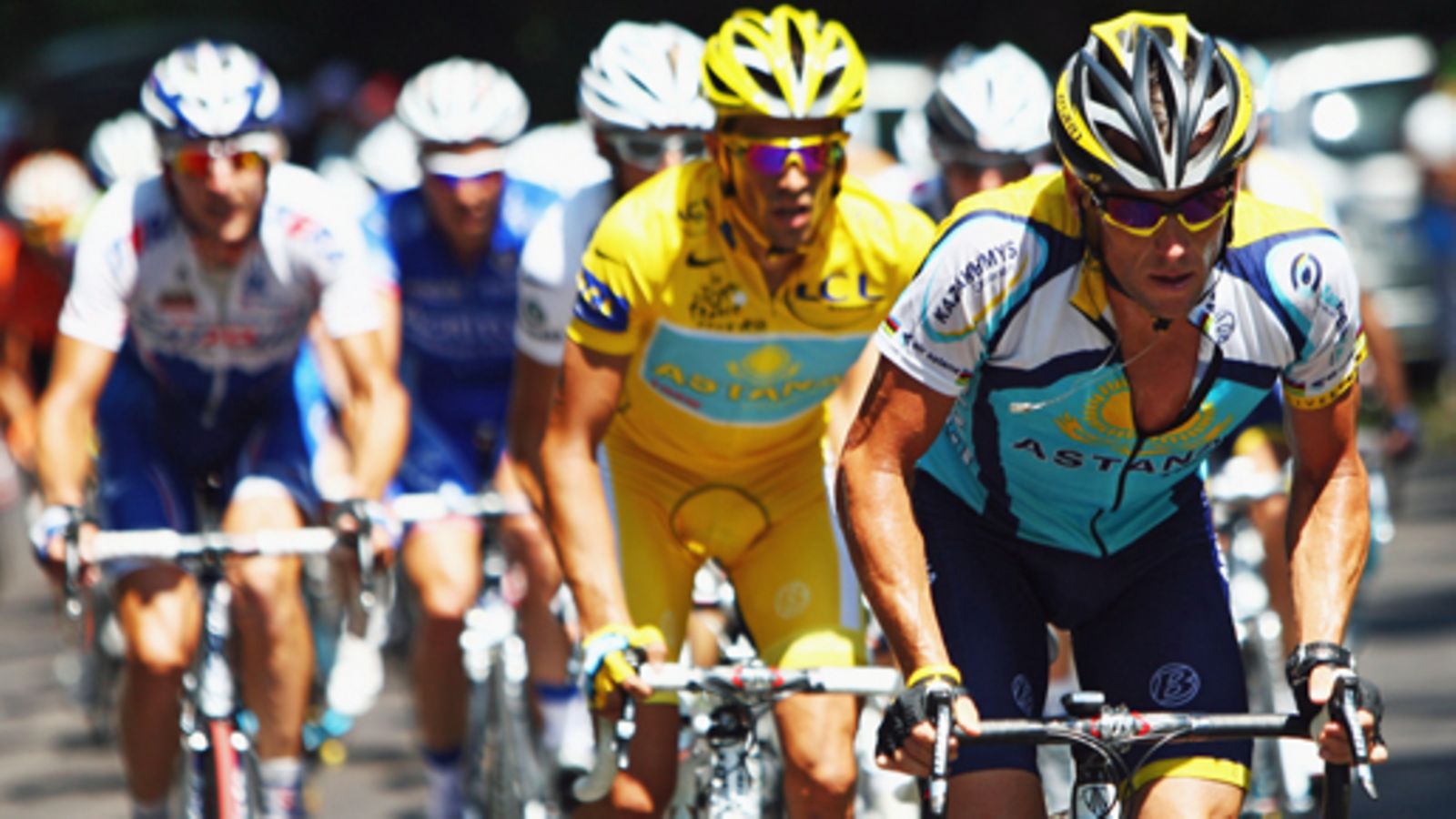 Lance Armstrong ja Alberto Contador. Kuva: Getty Images