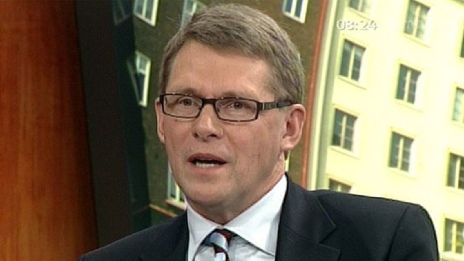 Matti Vanhanen Huomenta Suomessa 14.10. Kuva: MTV Oy.