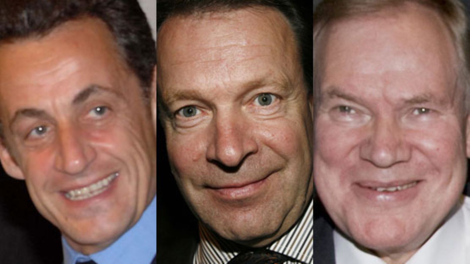 Nicolas Sarkozy, Ilkka Kanerva ja Paavo Lipponen (Kuva: Lehtikuva/Getty Images)