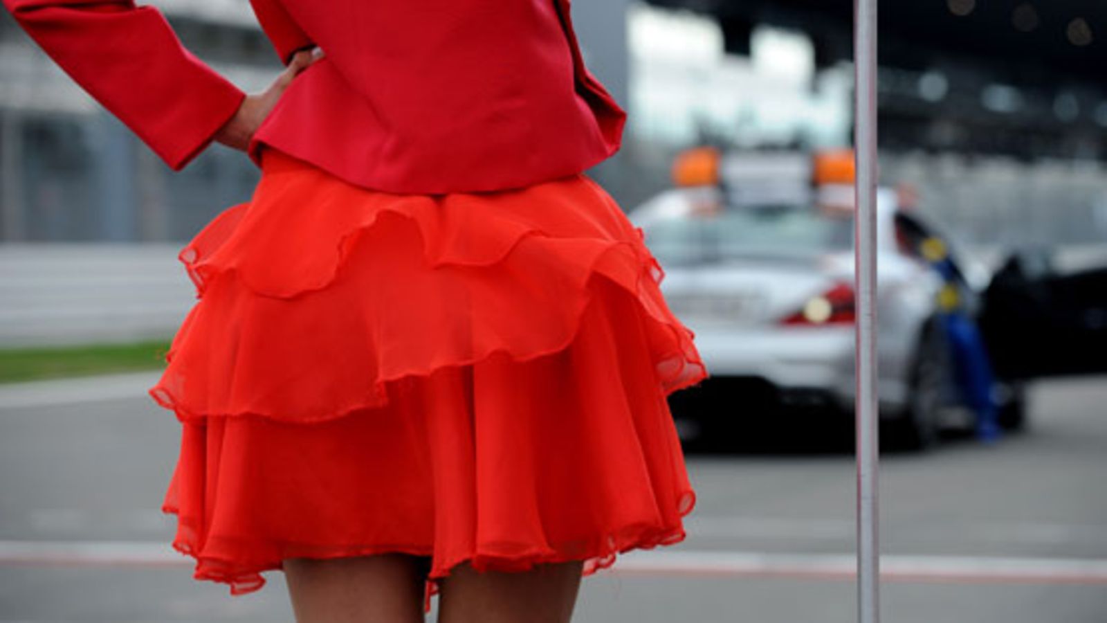 Saksan GP Grid Girl (Kuva:EPA)