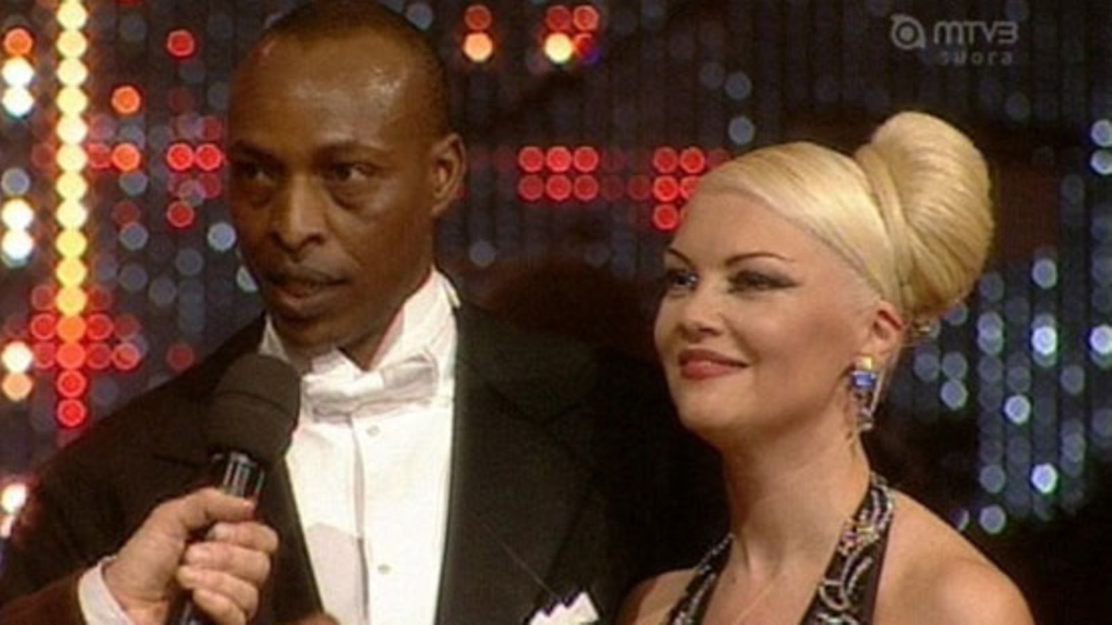 Wilson Kirwa ja Susa Matson (Kuva: MTV Oy)