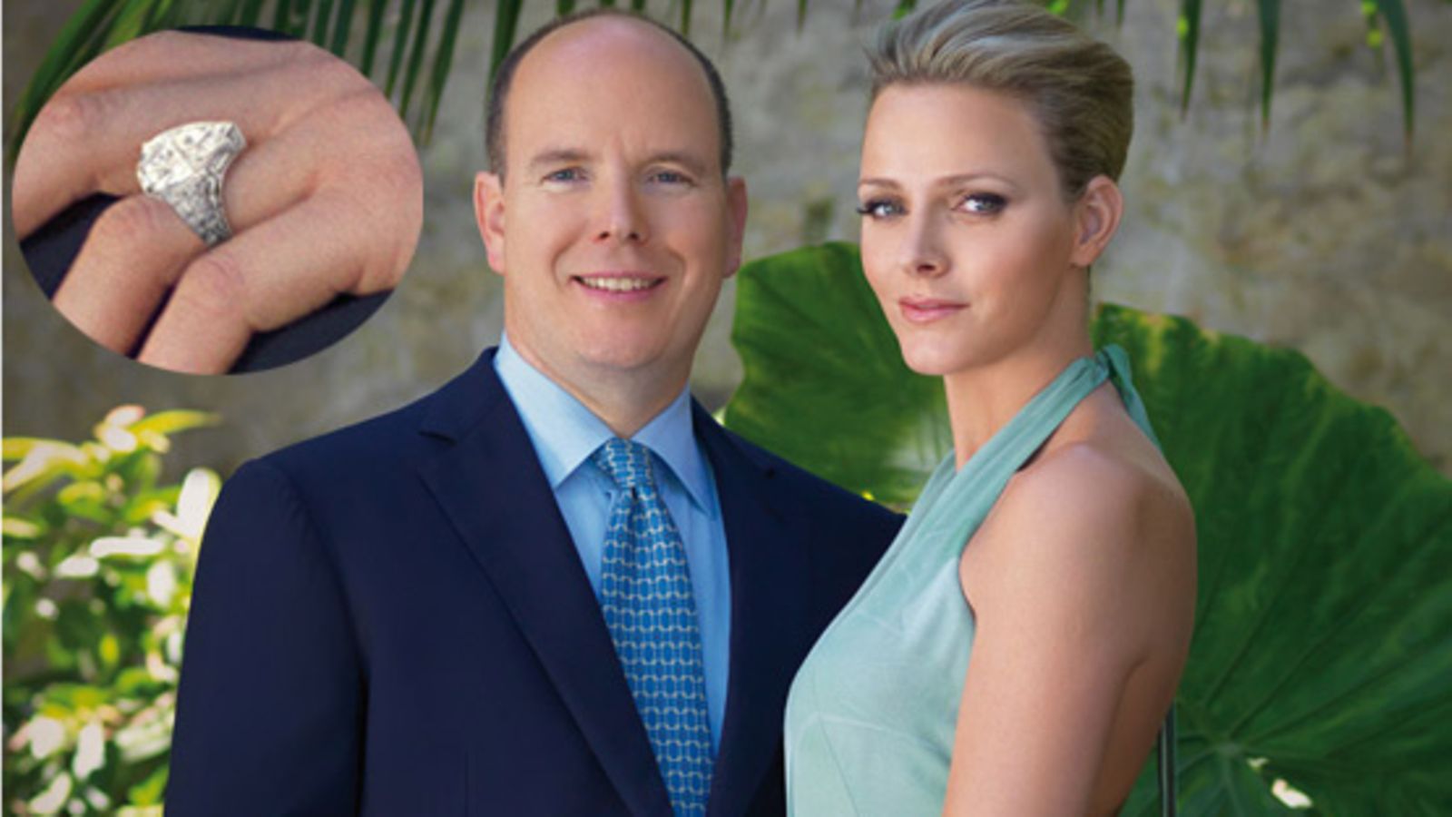 Monacon prinssi Albert ja Charlene Wittstock (EPA)
