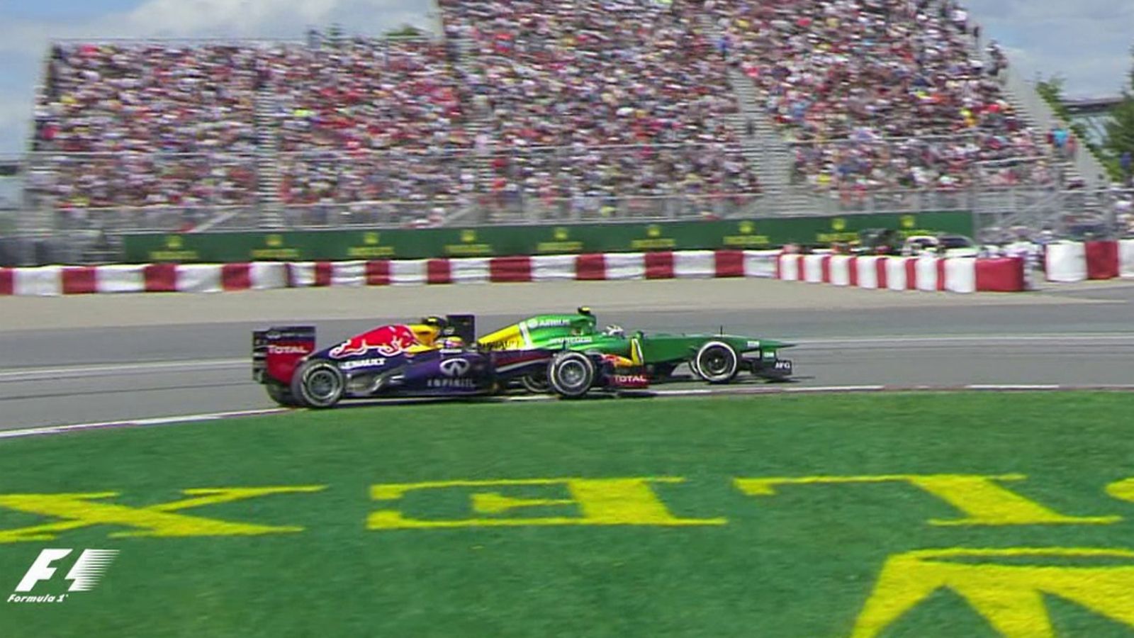 Giedo van der Garde sulki oven Mark Webberiltä