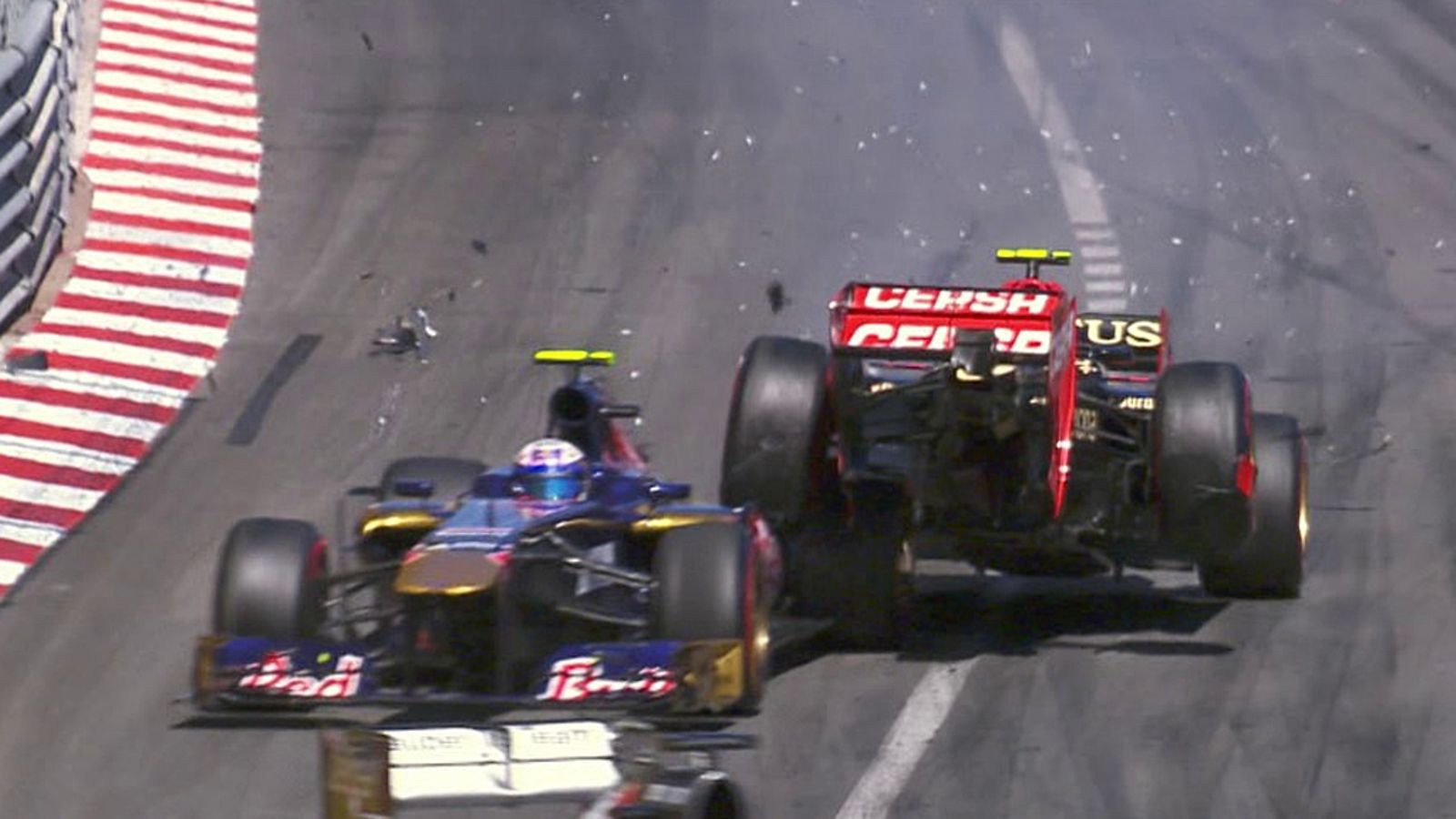 Romain Grosjean törmäili