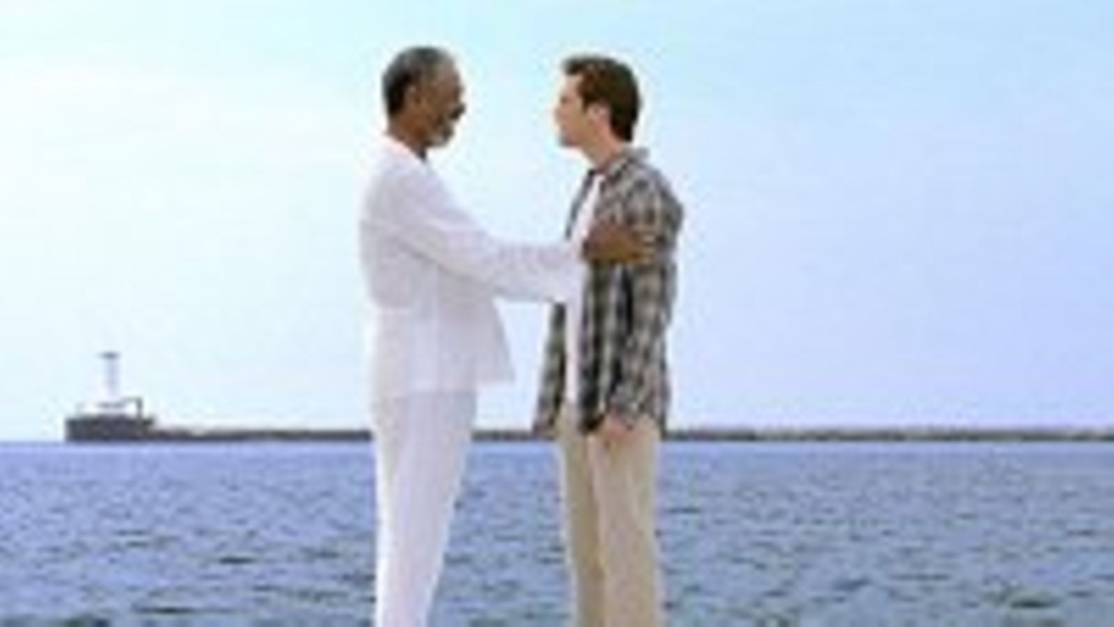 Morgan Freeman, Jim Carrey, Bruce Almighty -elokuvassa
